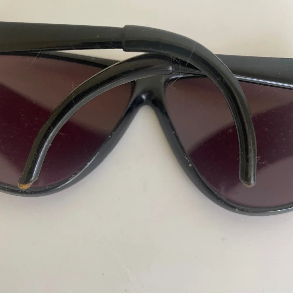 Vintage Glasses Frames Only Britalia Italia Made‎ Italy 234 C-3 Black 80s design